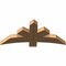 Ekena Millwork Alberta Smooth Timber Gable Bracket, Western Red Cedar, 48"W x 22"H x 3 1/2"D x 5 1/2"F, 11/12 Pitch GBW048X22X0406ALB00SWR - alternate 4